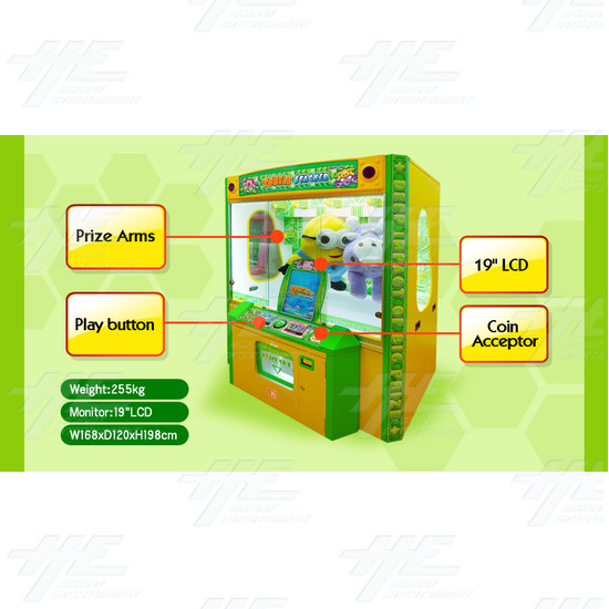 Turtle Stacker Prize Arcade Machine - Turtle Stacker 