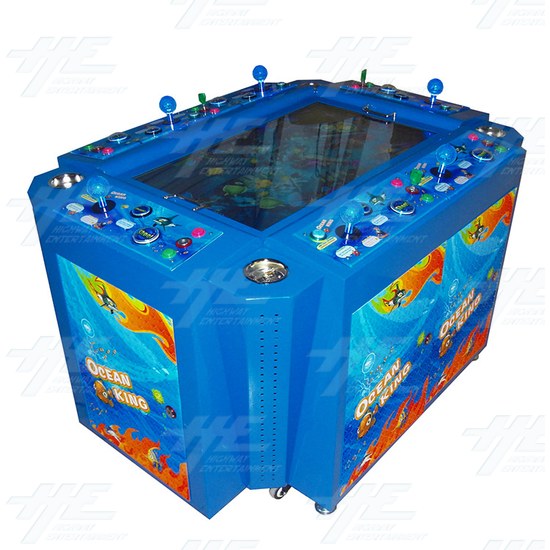 Ocean King Baby Arcade Machine with Note Acceptor and Thermal Printer - Ocean King 32inch Baby Arcade Machine Image 2