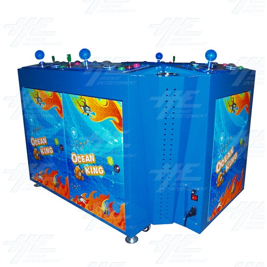 Ocean King Baby Arcade Machine with Note Acceptor and Thermal Printer - Ocean King 32inch Baby Arcade Machine Image 4