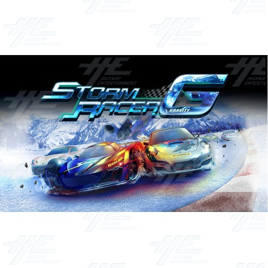 Storm Racer G 42" Deluxe Driving Machine  - Storm Racer G Logo 