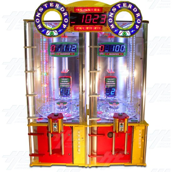 Monster Drop Ticket Redemption Machine - Monster Drop Two Player Cabinet