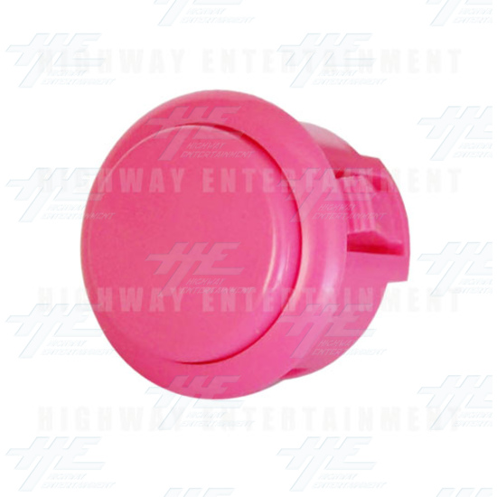 Sanwa Push Button OBSF-30 Pink - Angle View