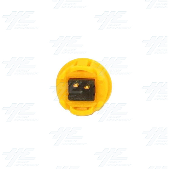 Arcade Pushbutton 33mm - Yellow - Bottom View