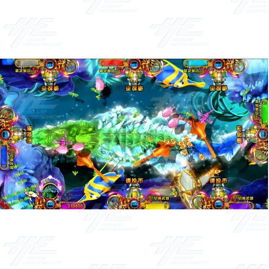 Ocean King 3 Monster Awaken Arcade Fish Machine - 6 to 10 Player Machine - Ancient Crocodile