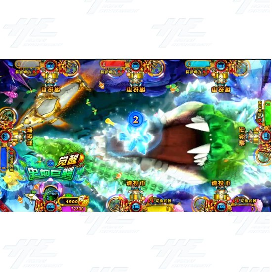 Ocean King 3 Monster Awaken Arcade Fish Machine - 6 to 10 Player Machine - Ancient Crocodile