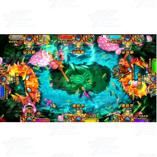 Ocean King 3 Monster Awaken Arcade Fish Machine - 6 to 10 Player Machine - Emperor Crab