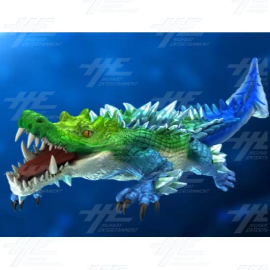 Ocean King 3 Monster Awaken Arcade Fish Machine - 6 to 10 Player Machine - Ancient Crocodile - Power Up