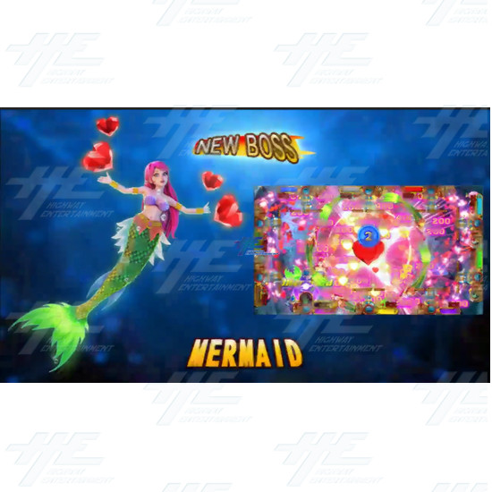 Ocean King 3 Plus: Mermaid Legends Gameboard Kit - Mermaid Boss Feature