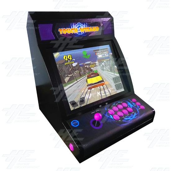 Touch Wizard Desktop (Joystick Model - Purple Version) - Angle View