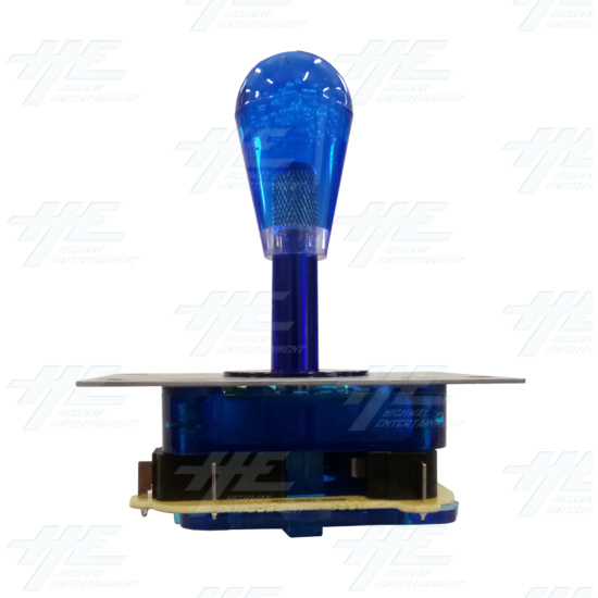 Blue Illuminated Joystick for Arcade Machine - Back View