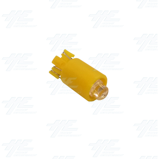 Yellow 12V LED Light Globe for Joysticks and Buttons - Yellow LED light