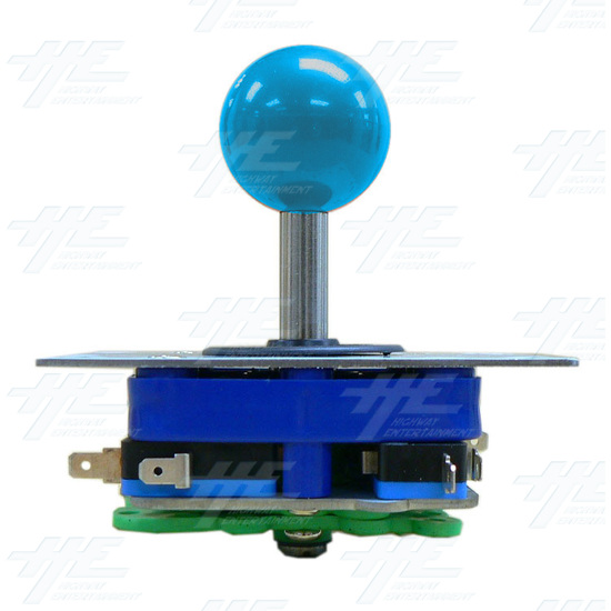 Blue Ball Top Joystick for Arcade Machine (Zippy Styled) - Side View