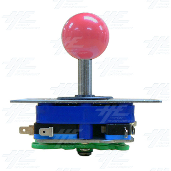 Pink Ball Top Joystick for Arcade Machine (Zippy Styled) - Side View