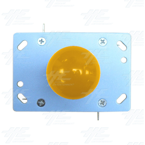 Yellow Ball Top Joystick for Arcade Machine (Zippy Styled) - Top View