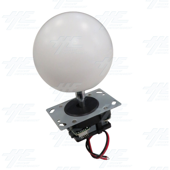 Big Ball Top Illuminated Joystick - Big Ball Top Illuminated Joystick - Angle View