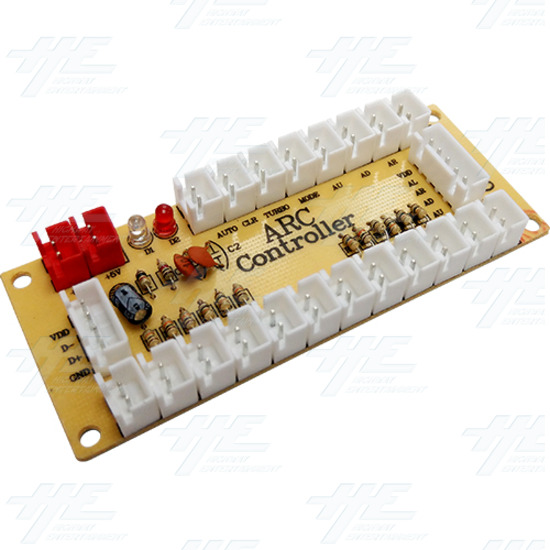Single Player Arcade Kit for PC (DIY Type B) - Single Player American Style Joystick, Buttons and USB Encoder Kit - Encoder