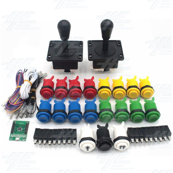 Two Player Arcade Kit for PC (DIY Type B) - Two Player Arcade Kit for PC (DIY Type B) - Full Kit