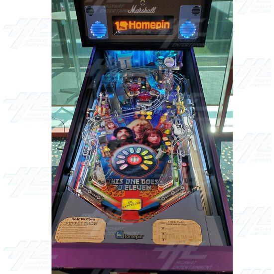 Spinal Tap Pinball Machine EXPORT - This is Spinal Tap Pinball Playfield