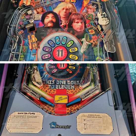 Spinal Tap Pinball Machine EXPORT - This is Spinal Tap Pinball Playfield Bottom