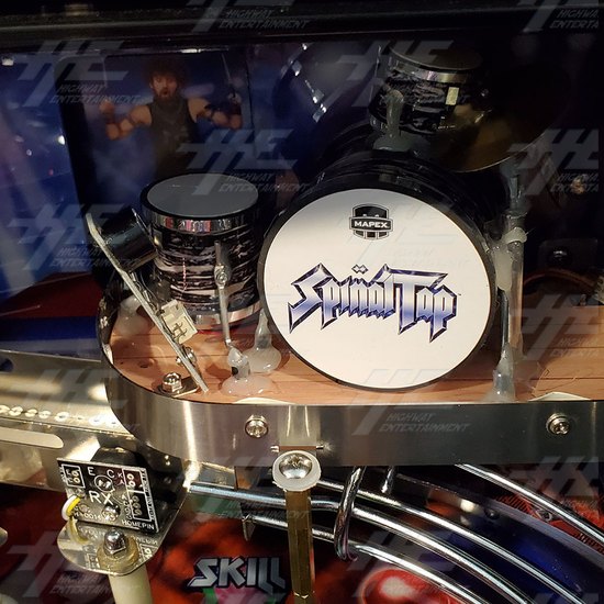 Spinal Tap Pinball Machine EXPORT - Exploding Drums