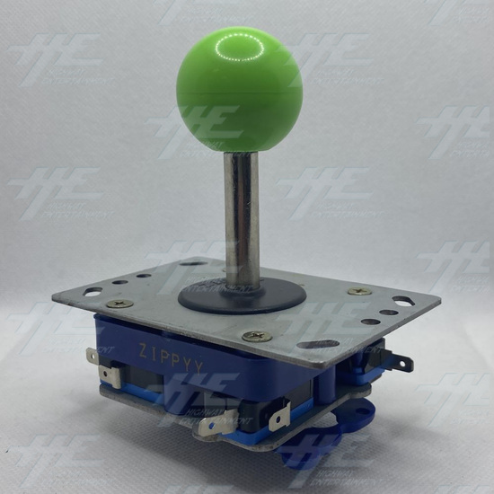 Universal Microswitch Joystick - Green (Long Shaft) - Angle Joystick
