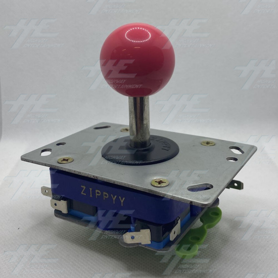 Universal Microswitch Joystick - Pink (Short Shaft) - Angle Joystick Pink