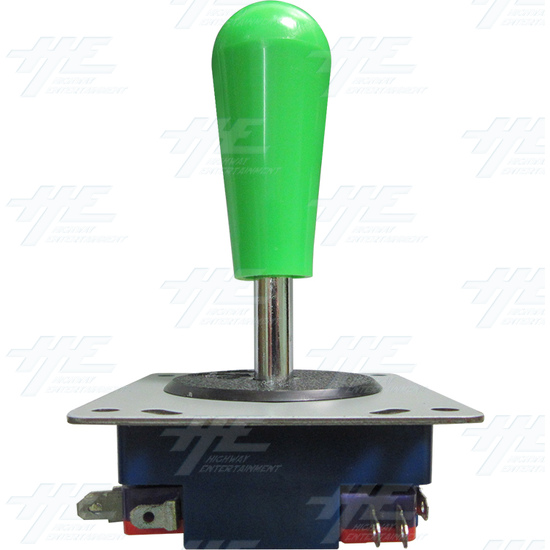 8 Way Green Ellipse Joystick - 8 Way Green Ellipse Joystick Side