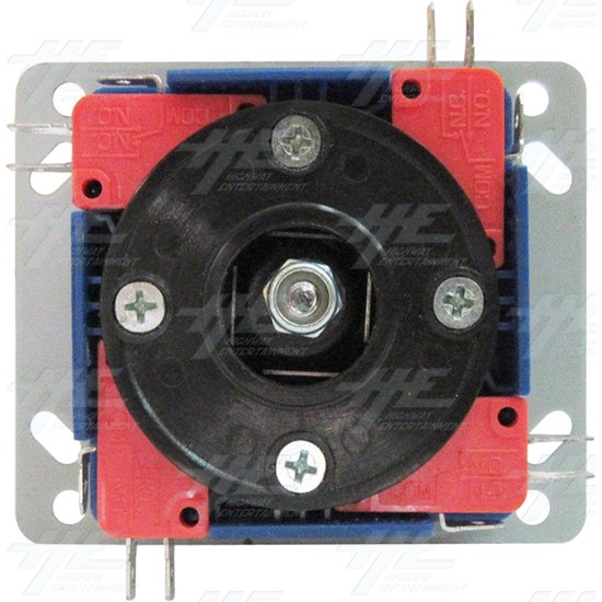 8 Way Green Ellipse Joystick - 8 Way Green Ellipse Joystick Bottom