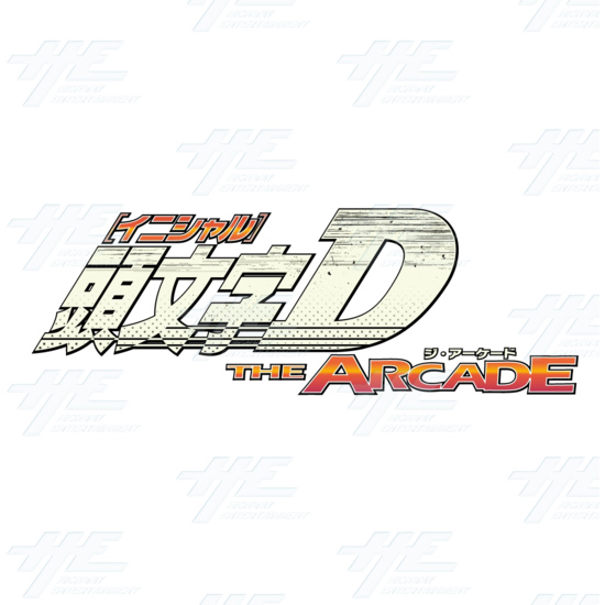 Initial D The Arcade Twin Arcade Machine - Initial D The Arcade Logo