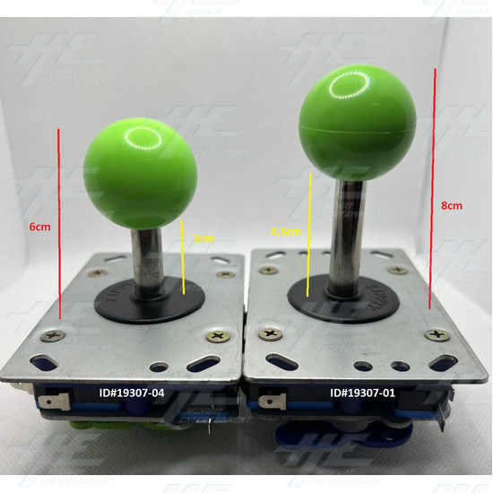 Universal Microswitch Joystick - Green (Long Shaft) - Comparison