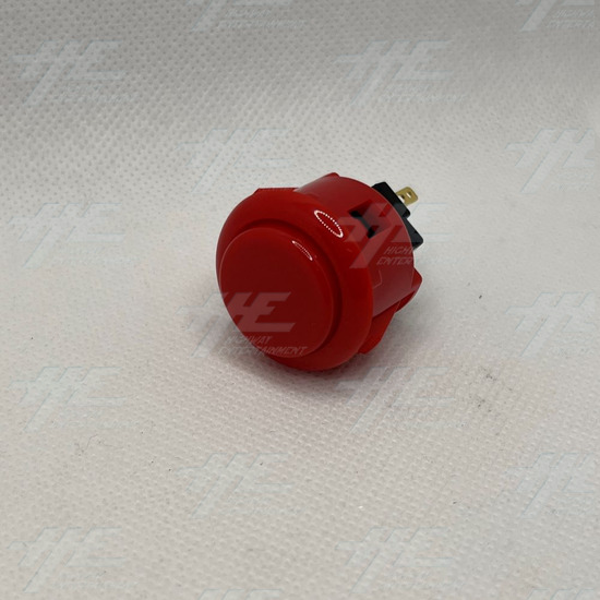 Sanwa Push Button OBSF-24 Red - Sanwa Red button front.jpg