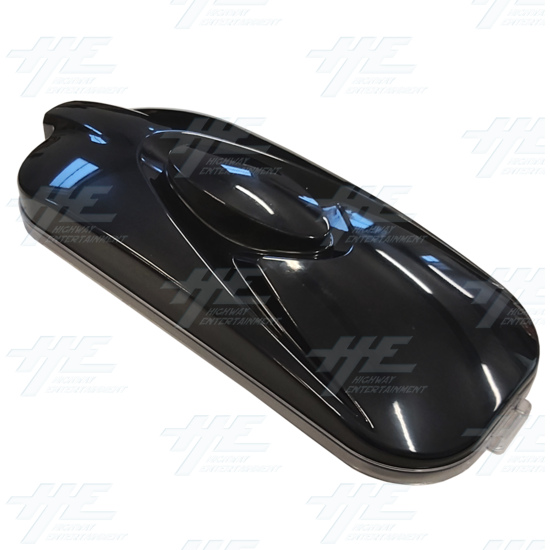 Black Cover Of Tank for Slushie Stars Machine - Slushie-Machine-Black-Plastic-Top--Angle-View.png