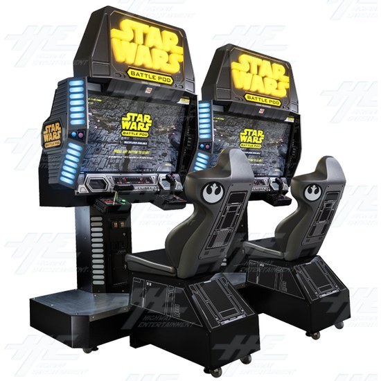 Star Wars Battle Pod Flat Screen Arcade Machine Set (2 Seats) - Star Wars Battle Pod Flat Screen Arcade Machine Set (2 seats)