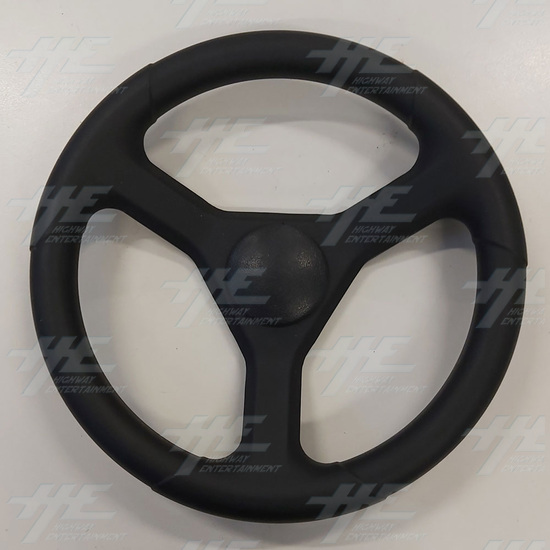 Generic Steering Wheel w/ Simulated Sleeve Texture for Arcade Machines - Steering Wheel 1 - Top View