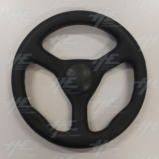 Generic Steering Wheel w/ Padded Texture for Arcade Machines - Steering Wheel - Top View