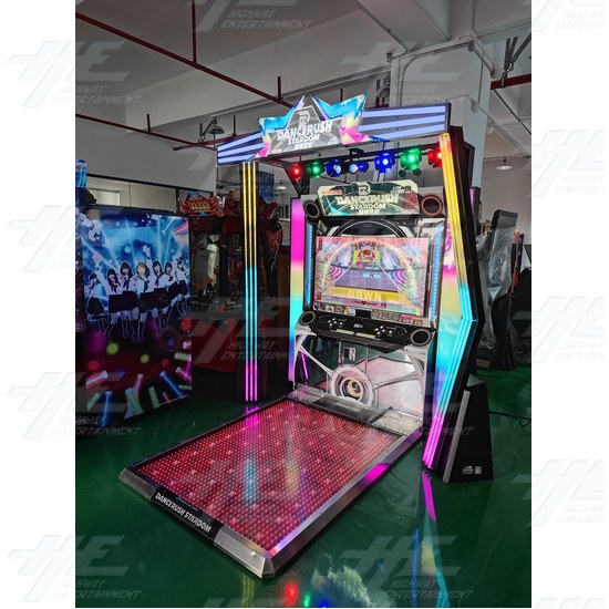 Dance Rush Stardom Arcade Machine (Offline - with surround advertising) - Dance Rush Stardom Konami Dance Machine