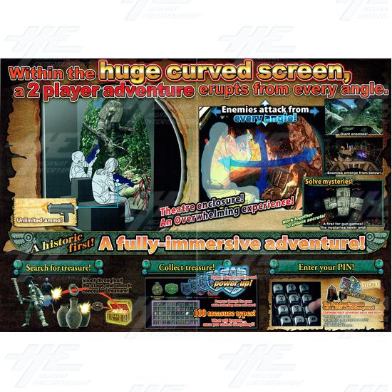 Lost Land Adventure Arcade Machine - Brochure Inside