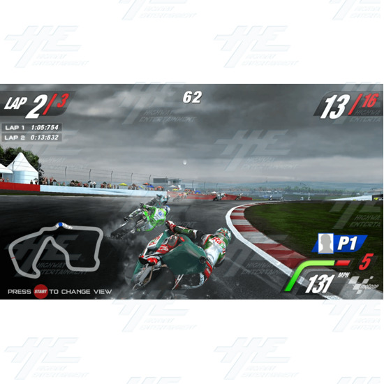 MotoGP Arcade Machine - Gameplay - England Track