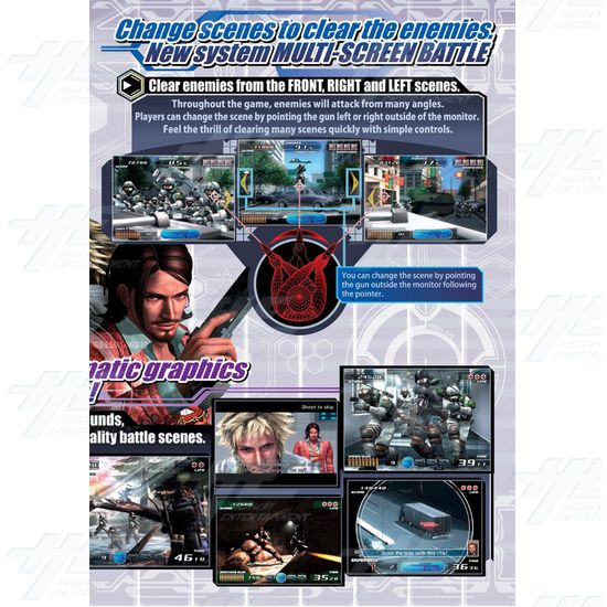 Time Crisis 4 SD Arcade Machine - Brochure Inside 01