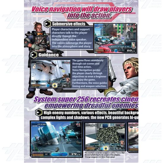 Time Crisis 4 SD Arcade Machine - Brochure Inside 02