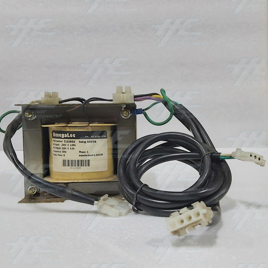 OmegaLec T23902 Transformer 50Hz 500VA 240V in ~ 110V out - Front View