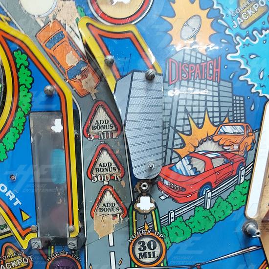 Rescue 911 Pinball Machine Playfield - Rescue 911 - Detail View