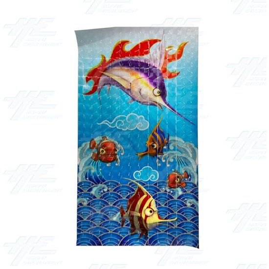 Arcooda Fish Machine Sticker Set (14pcs) - Arcooda Fish Machine Sticker 4 x 4pcs