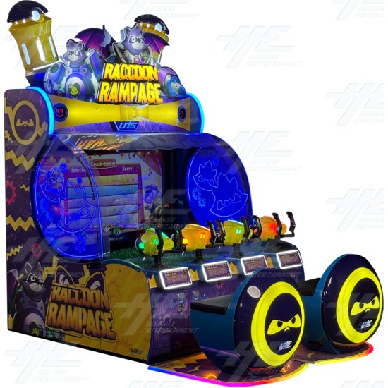 Raccoon Rampage - Water Blasting Arcade Machine - Raccoon Rampage - Water Blasting Machine