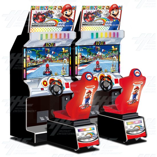 Mario Kart GP DX Twin Arcade Machine - The Mario Kart GP DX Twin Arcade Machine