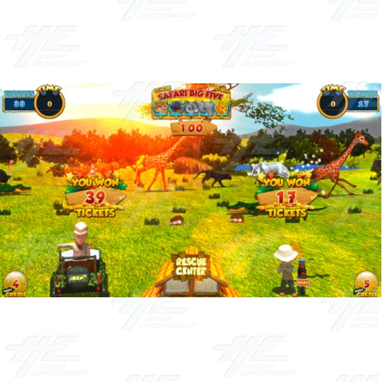 Safari Ranger Ticket Redemption Machine 2P - Safari Ranger DLX Screenshot 6