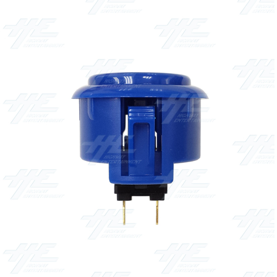 Sanwa Push Button OBSF-30 Dark Blue - Sanwa Push Button OBSF-30 Dark Blue - Side