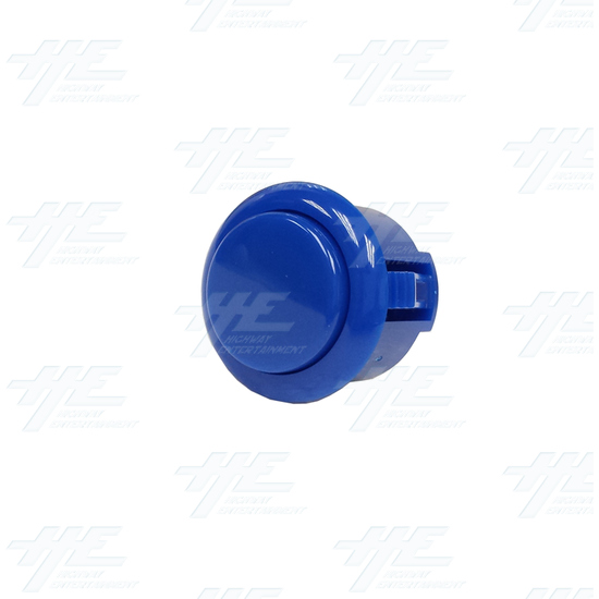 Sanwa Push Button OBSF-24 Dark Blue - Sanwa Push Button OBSF-24 Dark Blue