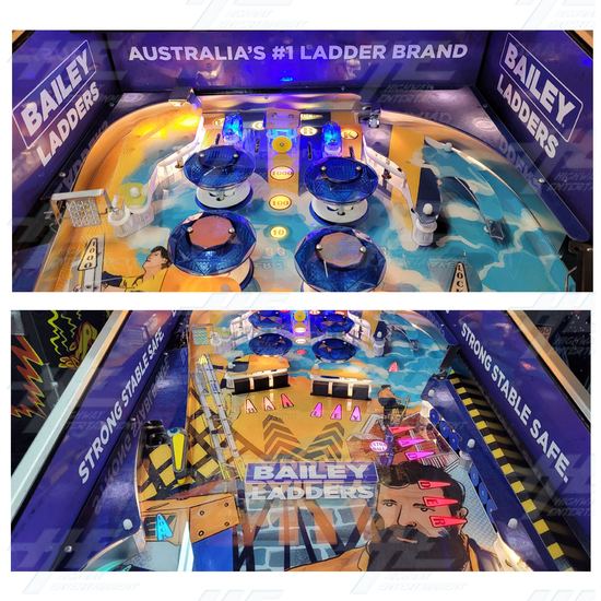 Build Your Own Custom Pinball Machine - Bailey Ladder Games Playfield Details