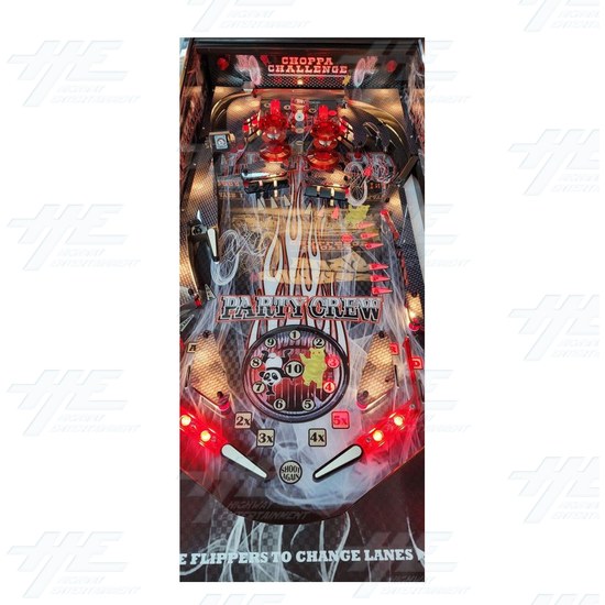 Build Your Own Custom Pinball Machine - Choppa Challenge Playfield